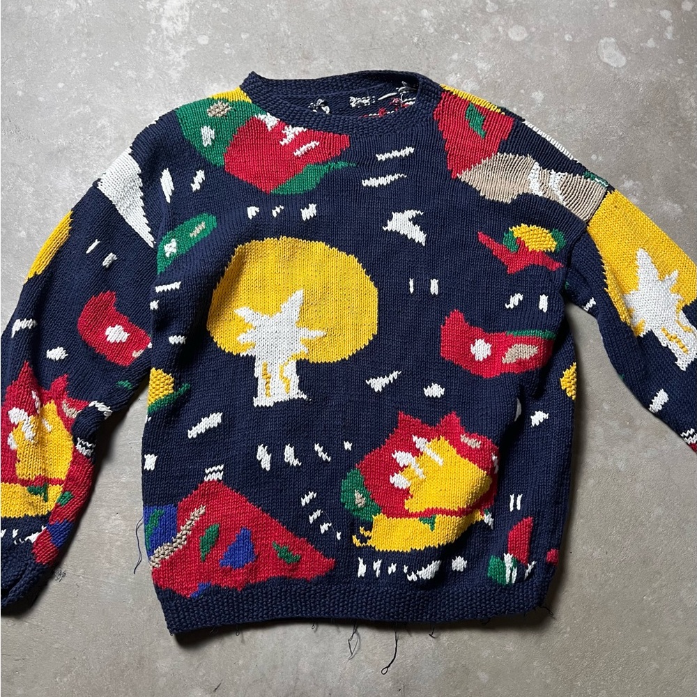 Colorful Abstract Women's Sweater